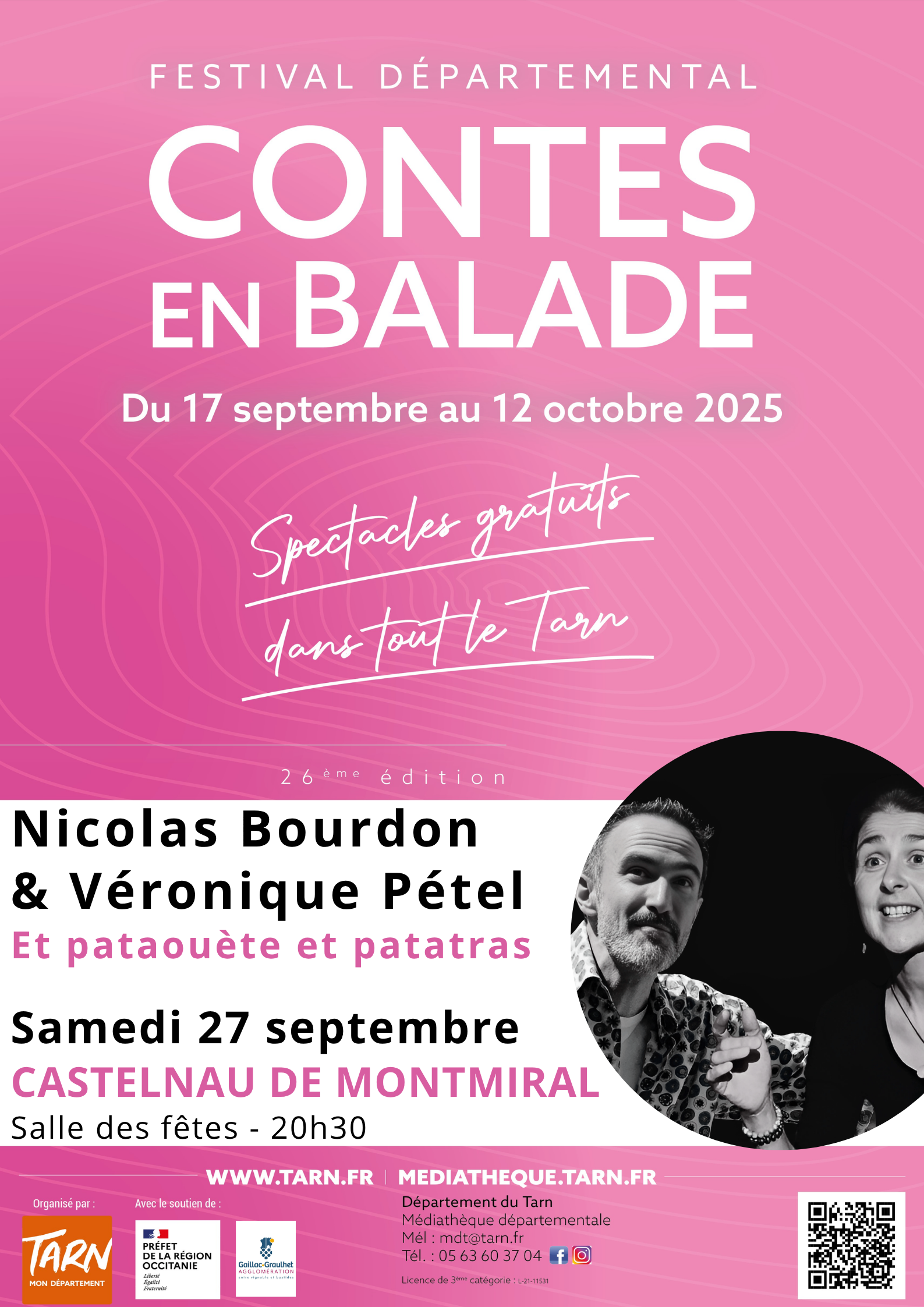 Affiche Conte en balade Castelnau