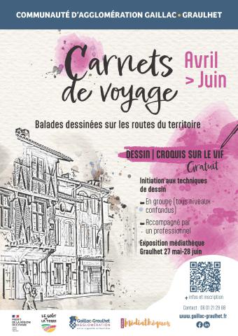 Affiche carnet de voyage
