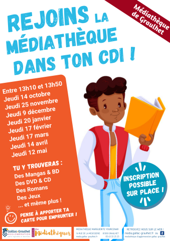 affiche CDI collège