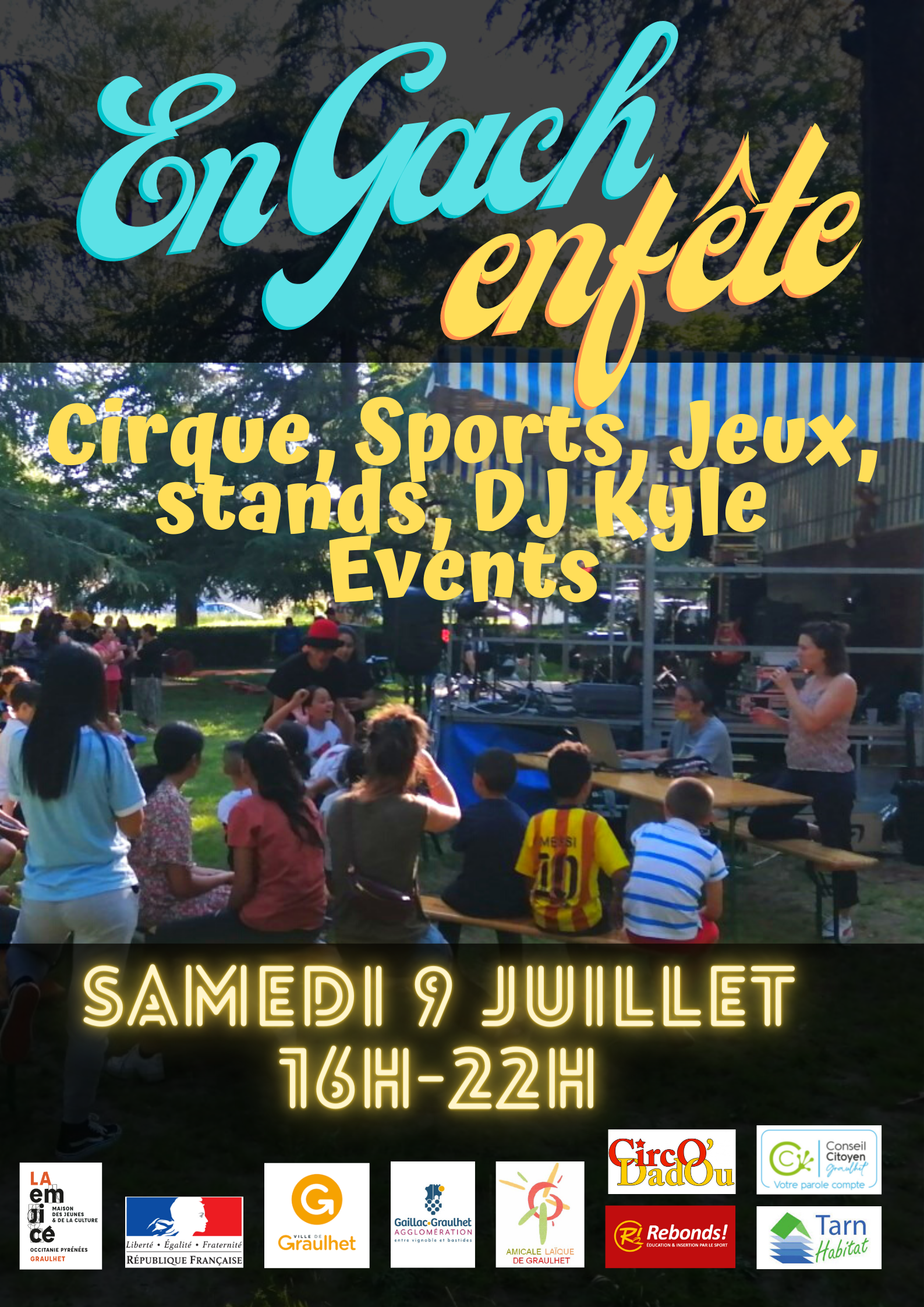 en gach en fete Affiche