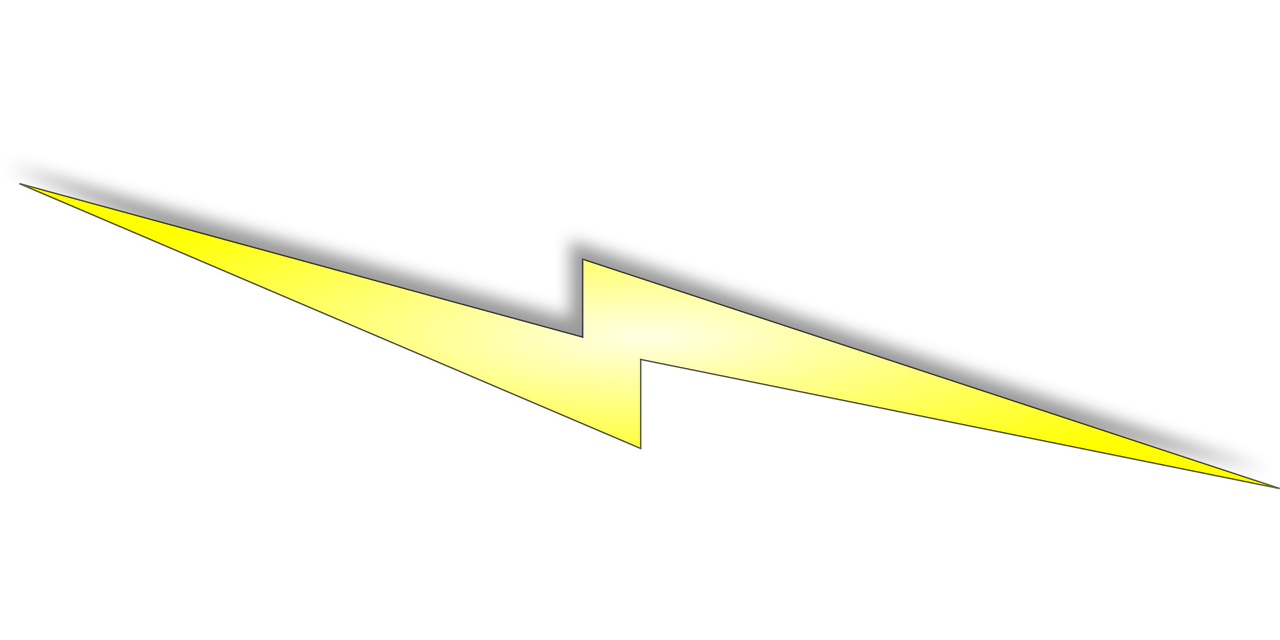 éclair jaune